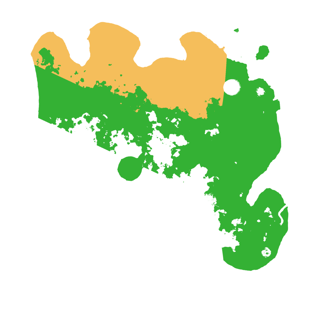 Biome Rust Map: Procedural Map, Size: 3450, Seed: 33223665