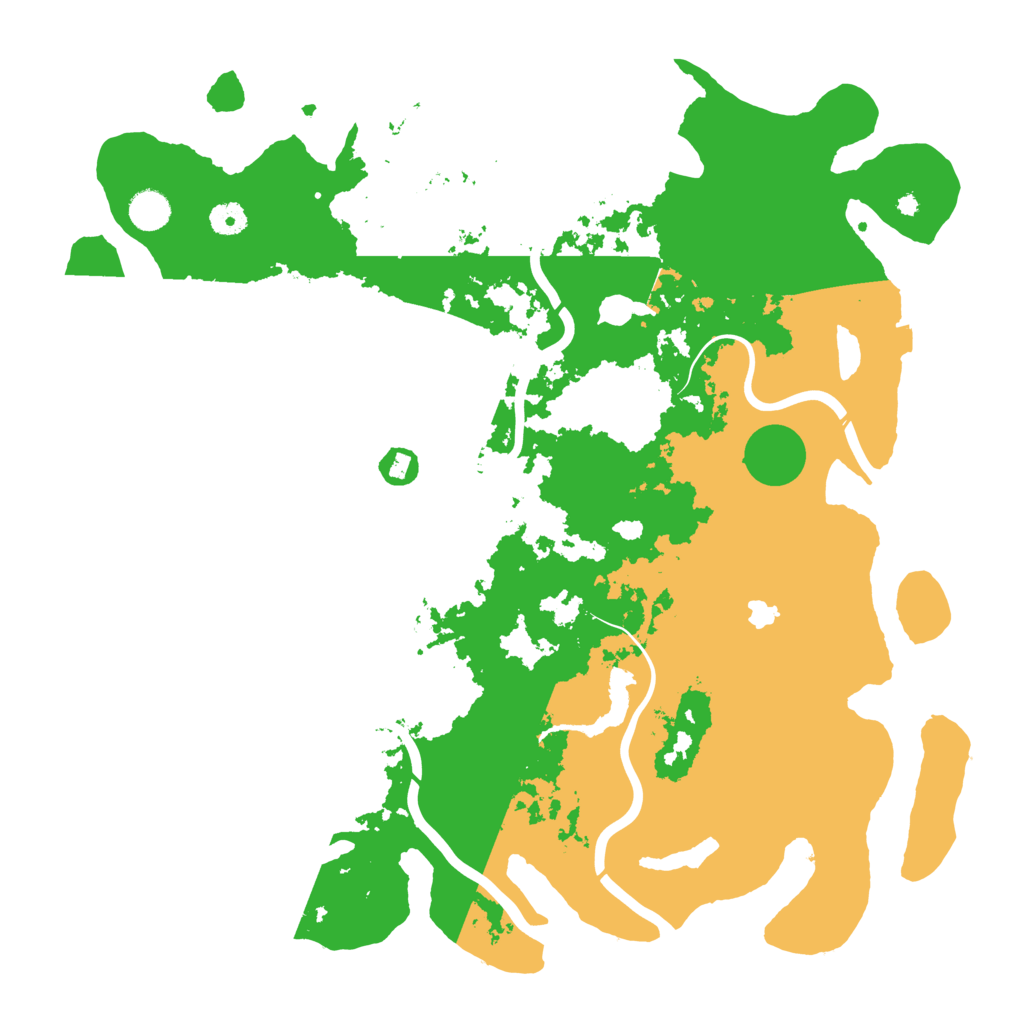 Biome Rust Map: Procedural Map, Size: 4400, Seed: 28242000
