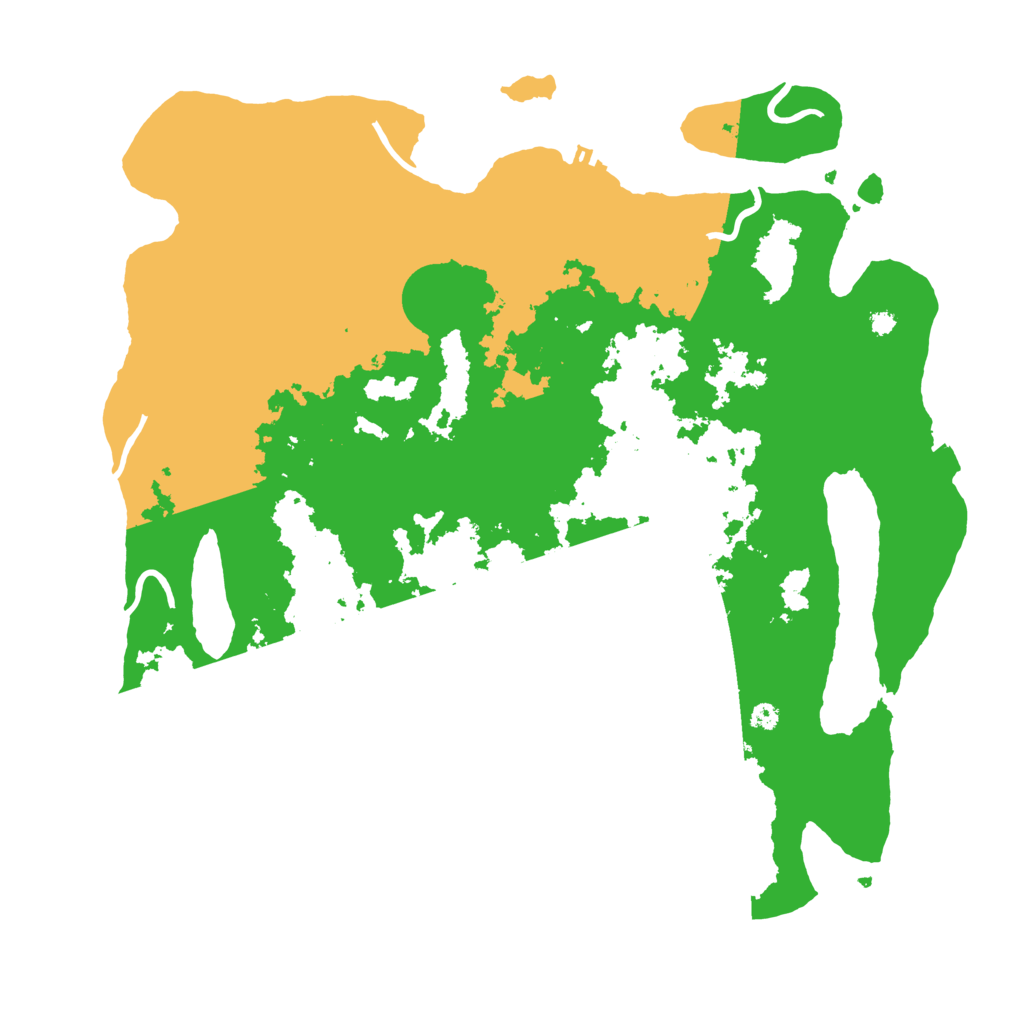 Biome Rust Map: Procedural Map, Size: 3850, Seed: 38477442
