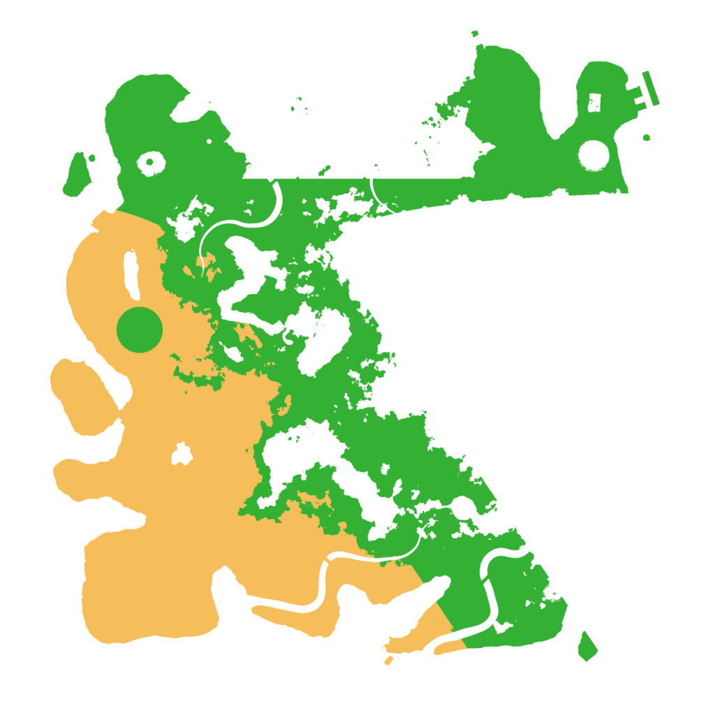 Biome Rust Map: Procedural Map, Size: 4100, Seed: 61163319