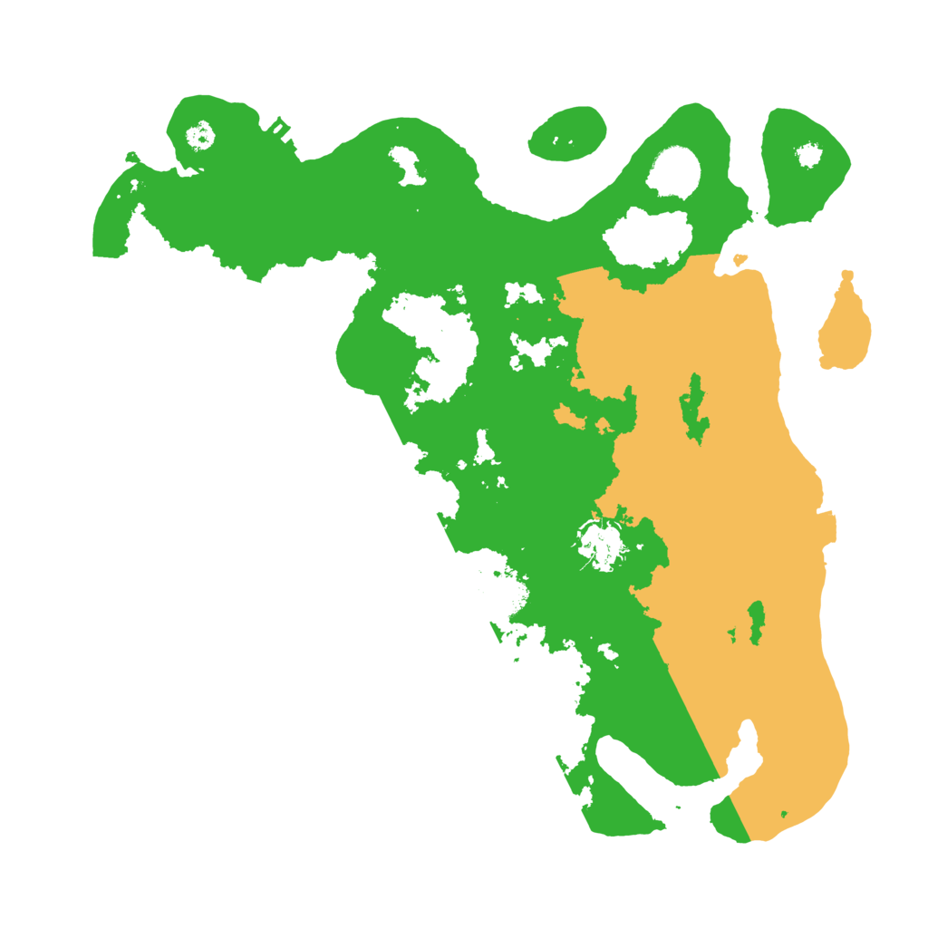 Biome Rust Map: Procedural Map, Size: 3400, Seed: 16558587