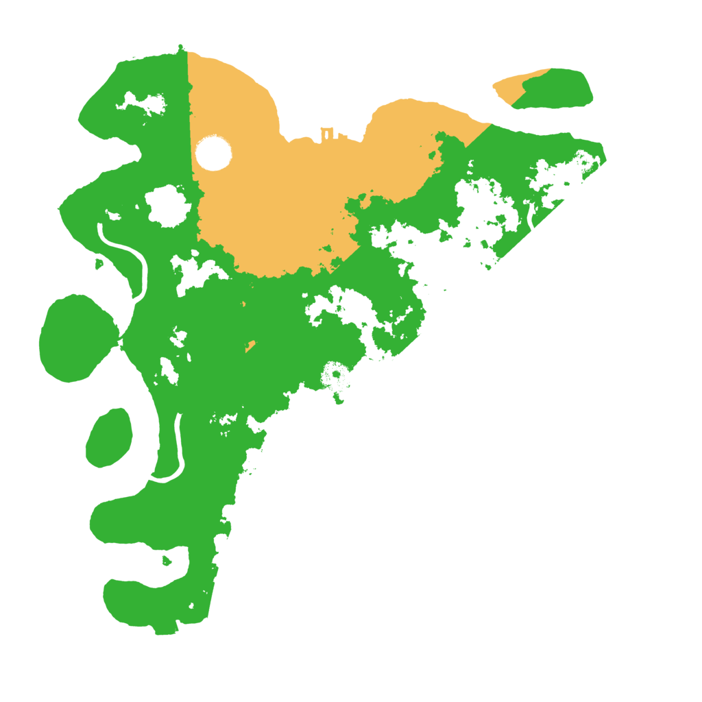Biome Rust Map: Procedural Map, Size: 3500, Seed: 64846832