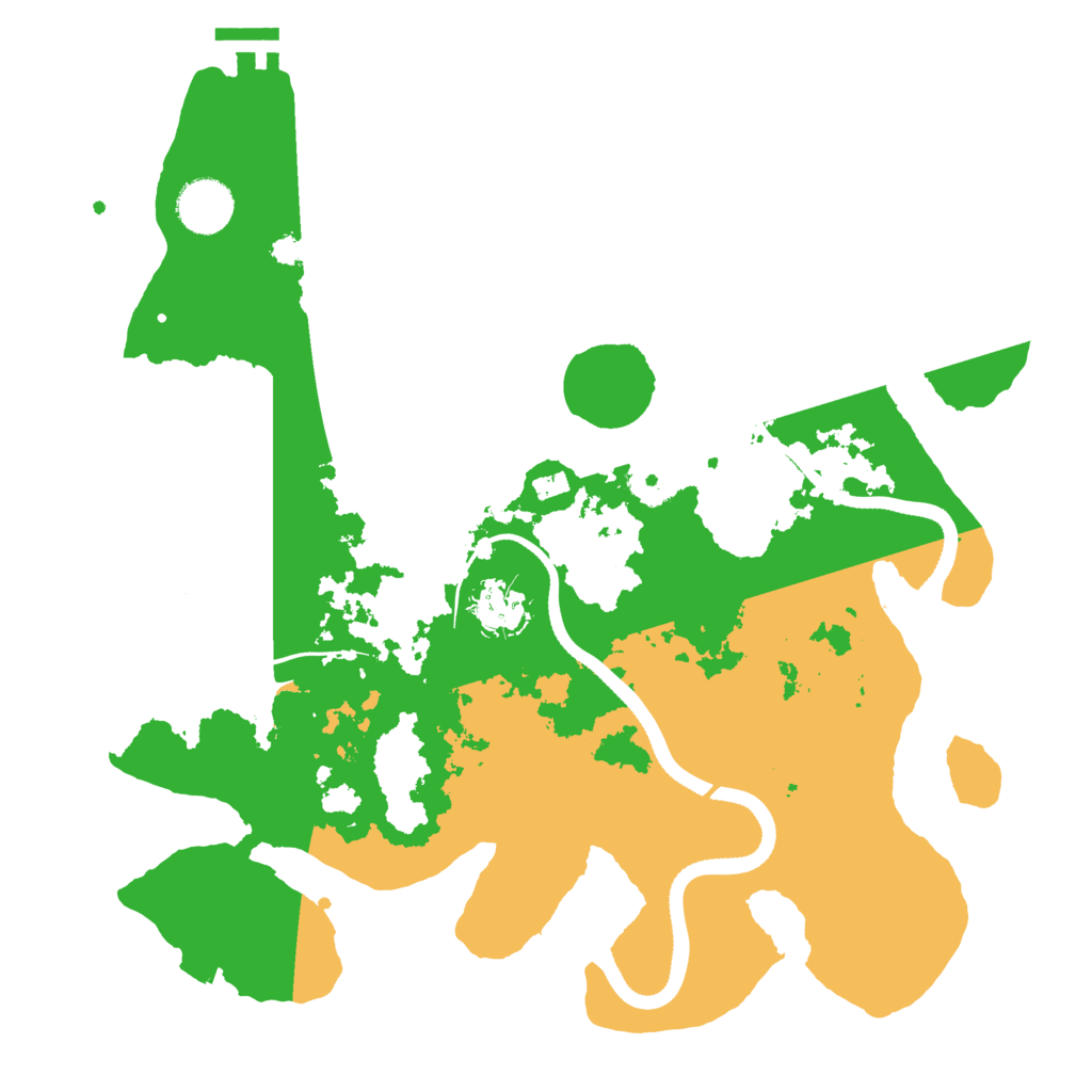 Biome Rust Map: Procedural Map, Size: 3450, Seed: 23709566
