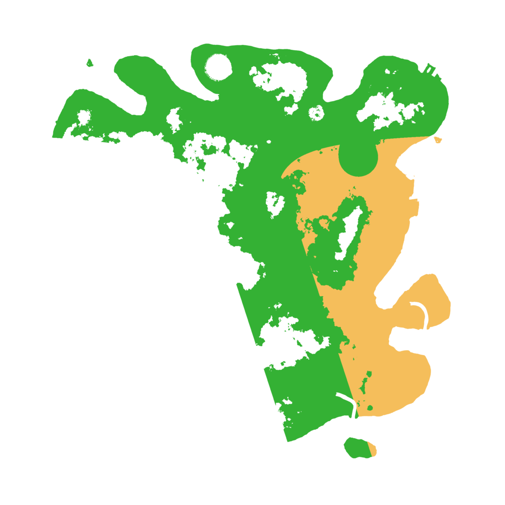 Biome Rust Map: Procedural Map, Size: 3400, Seed: 2462207
