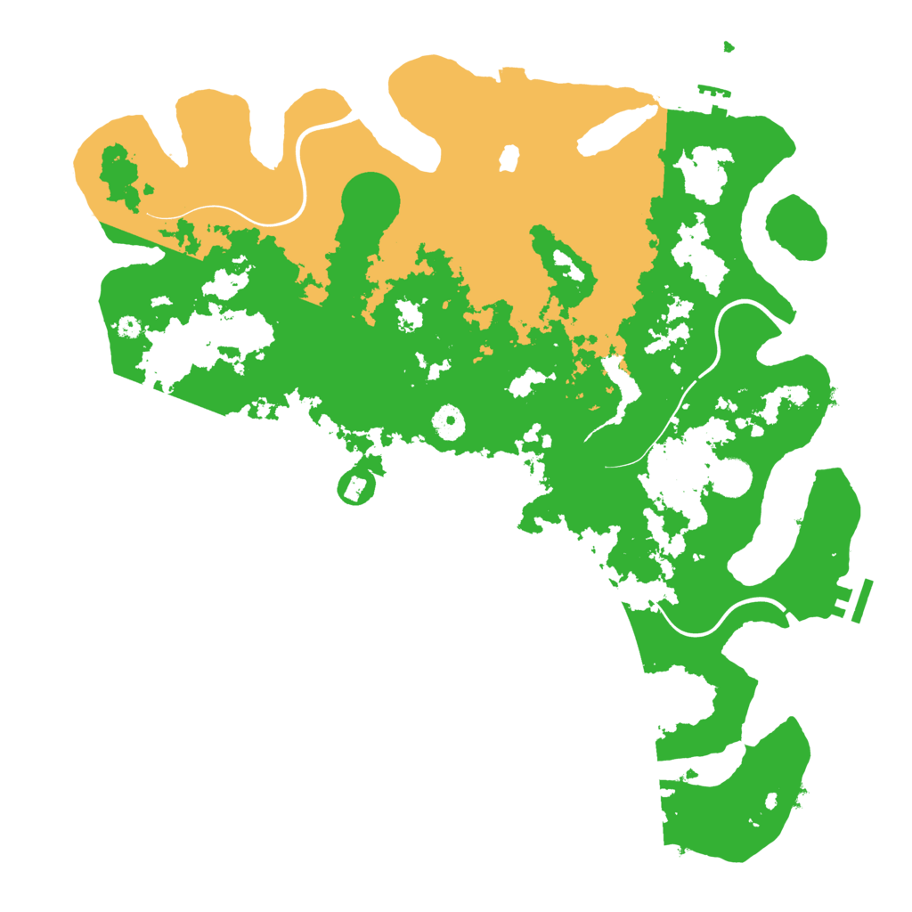 Biome Rust Map: Procedural Map, Size: 4100, Seed: 62729025