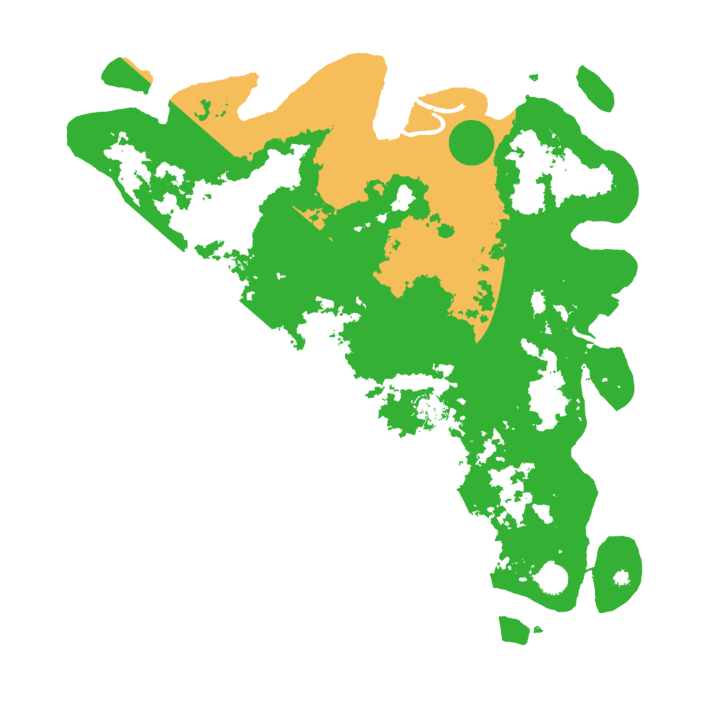 Biome Rust Map: Procedural Map, Size: 4100, Seed: 93990559