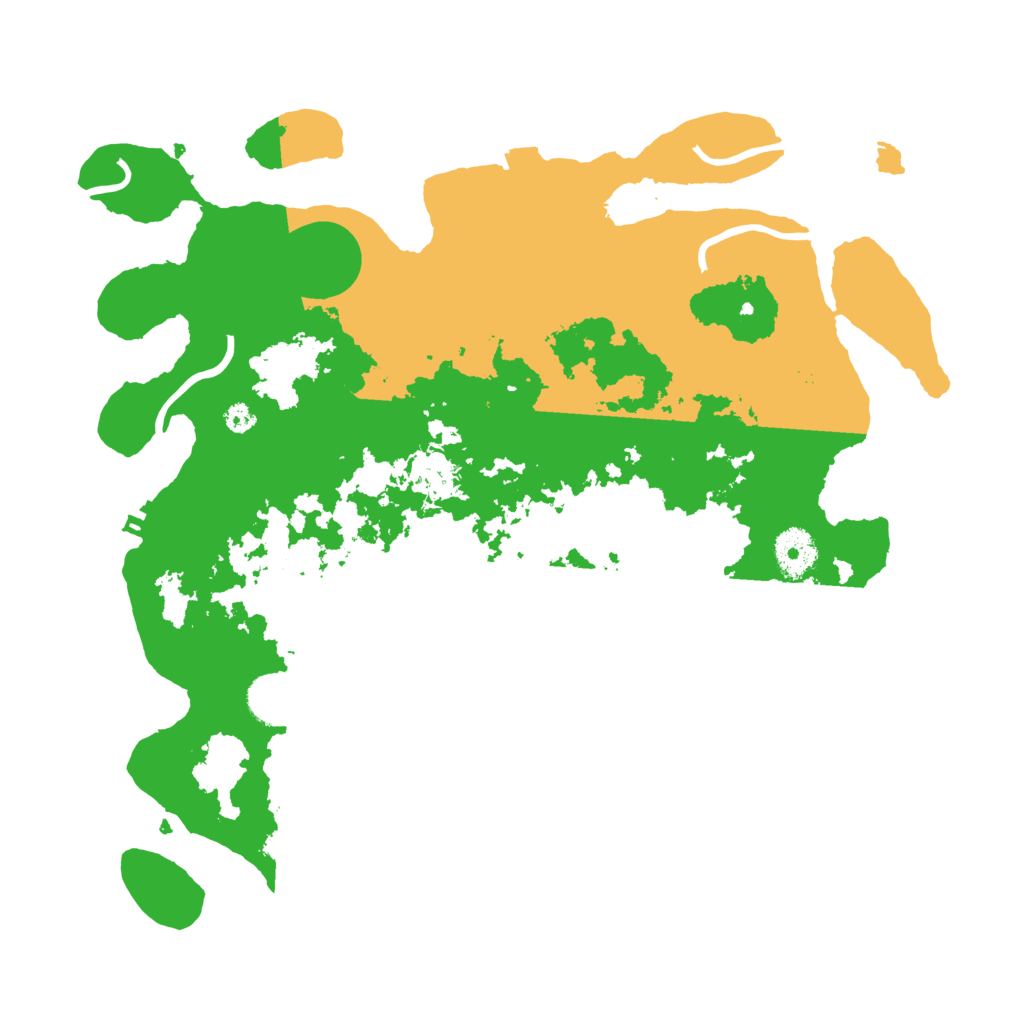 Biome Rust Map: Procedural Map, Size: 3550, Seed: 23207