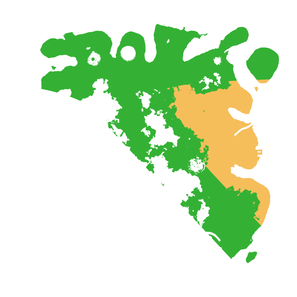 Biome Rust Map: Procedural Map, Size: 3500, Seed: 37088866