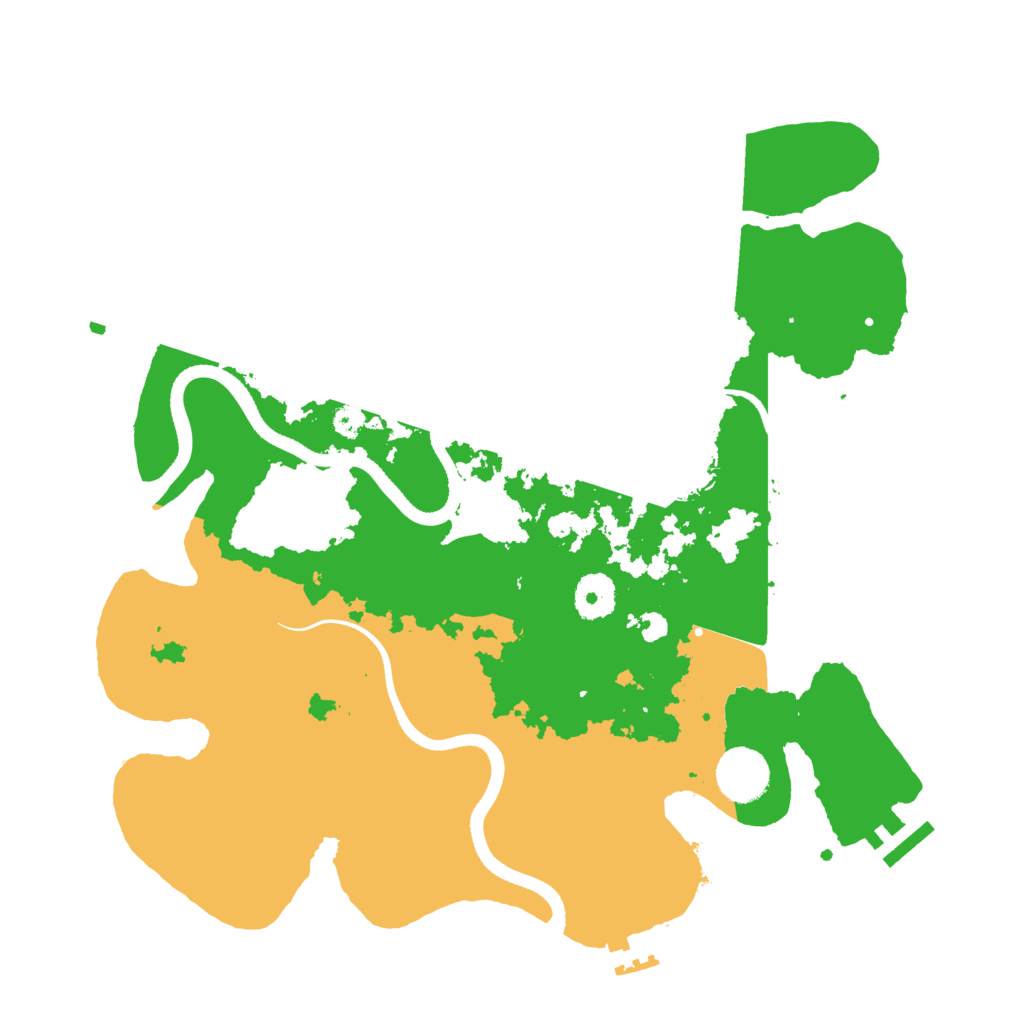 Biome Rust Map: Procedural Map, Size: 3500, Seed: 626262