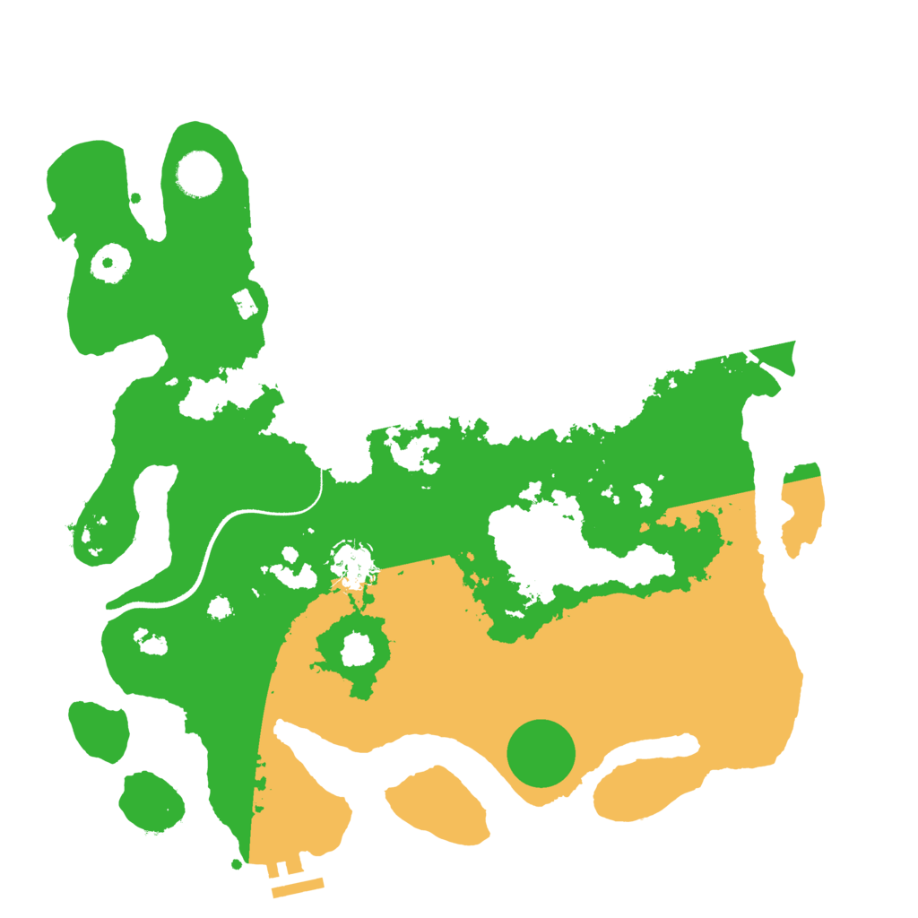 Biome Rust Map: Procedural Map, Size: 3550, Seed: 61251513