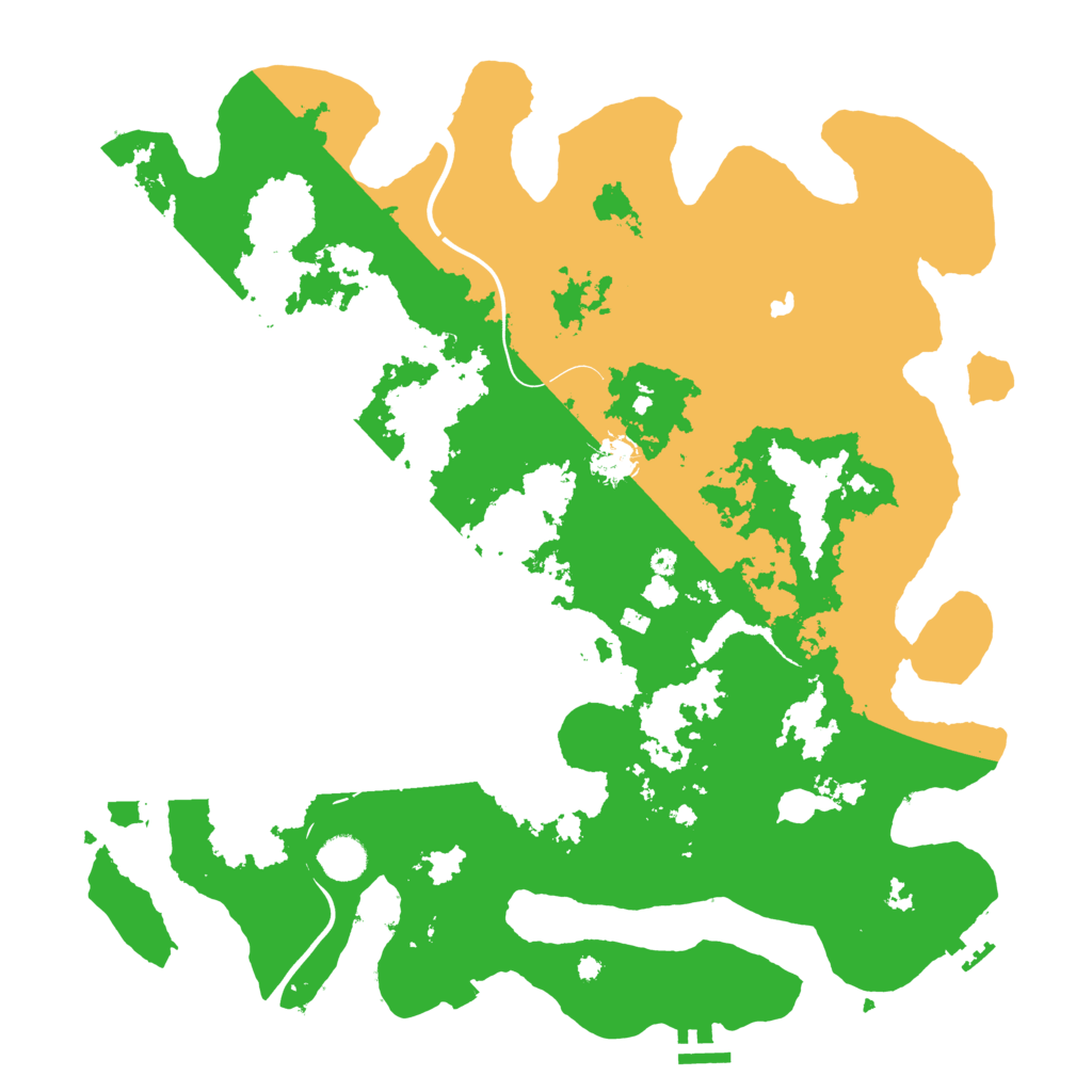 Biome Rust Map: Procedural Map, Size: 4200, Seed: 156028763