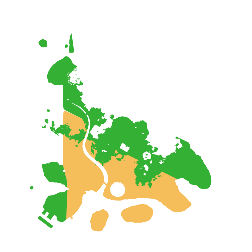 Biome Rust Map: Procedural Map, Size: 3000, Seed: 1357