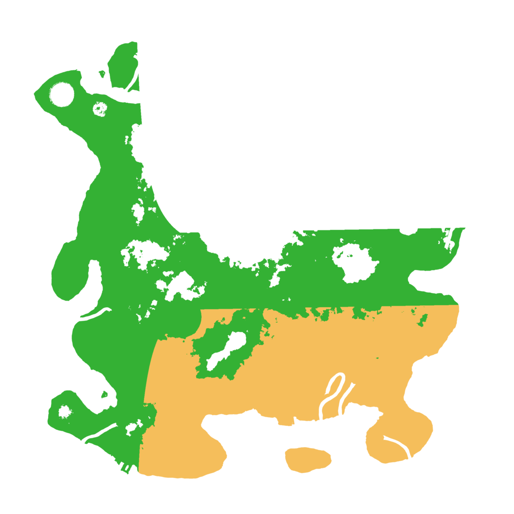 Biome Rust Map: Procedural Map, Size: 3700, Seed: 28092197