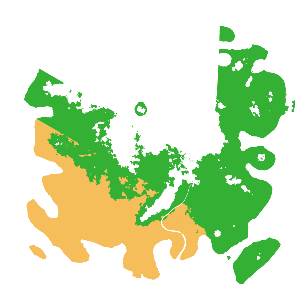 Biome Rust Map: Procedural Map, Size: 3900, Seed: 55041450
