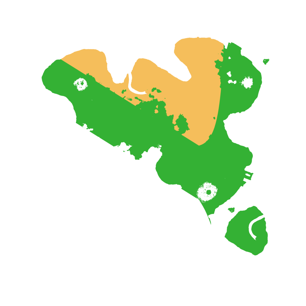 Biome Rust Map: Procedural Map, Size: 2500, Seed: 2147483643