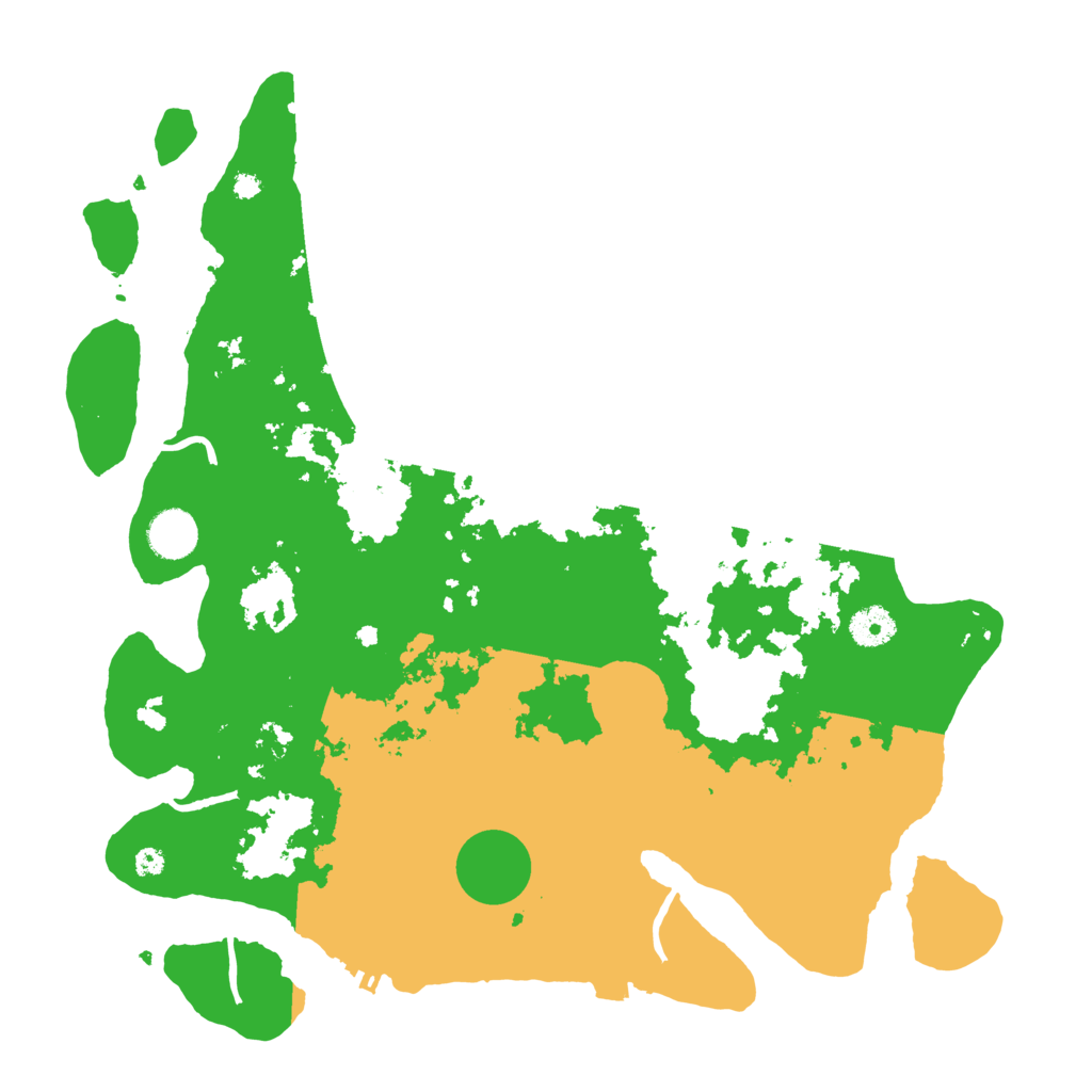 Biome Rust Map: Procedural Map, Size: 3850, Seed: 58546529