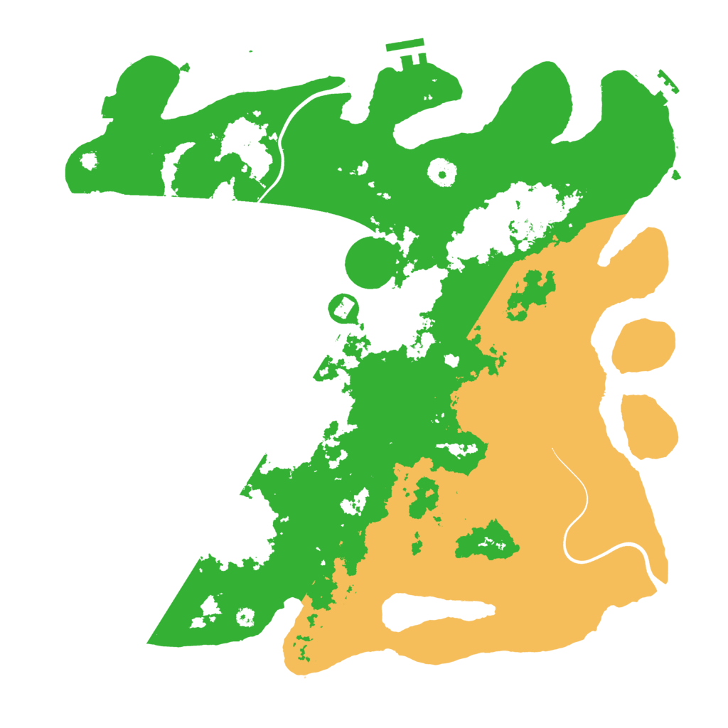 Biome Rust Map: Procedural Map, Size: 3850, Seed: 1522644