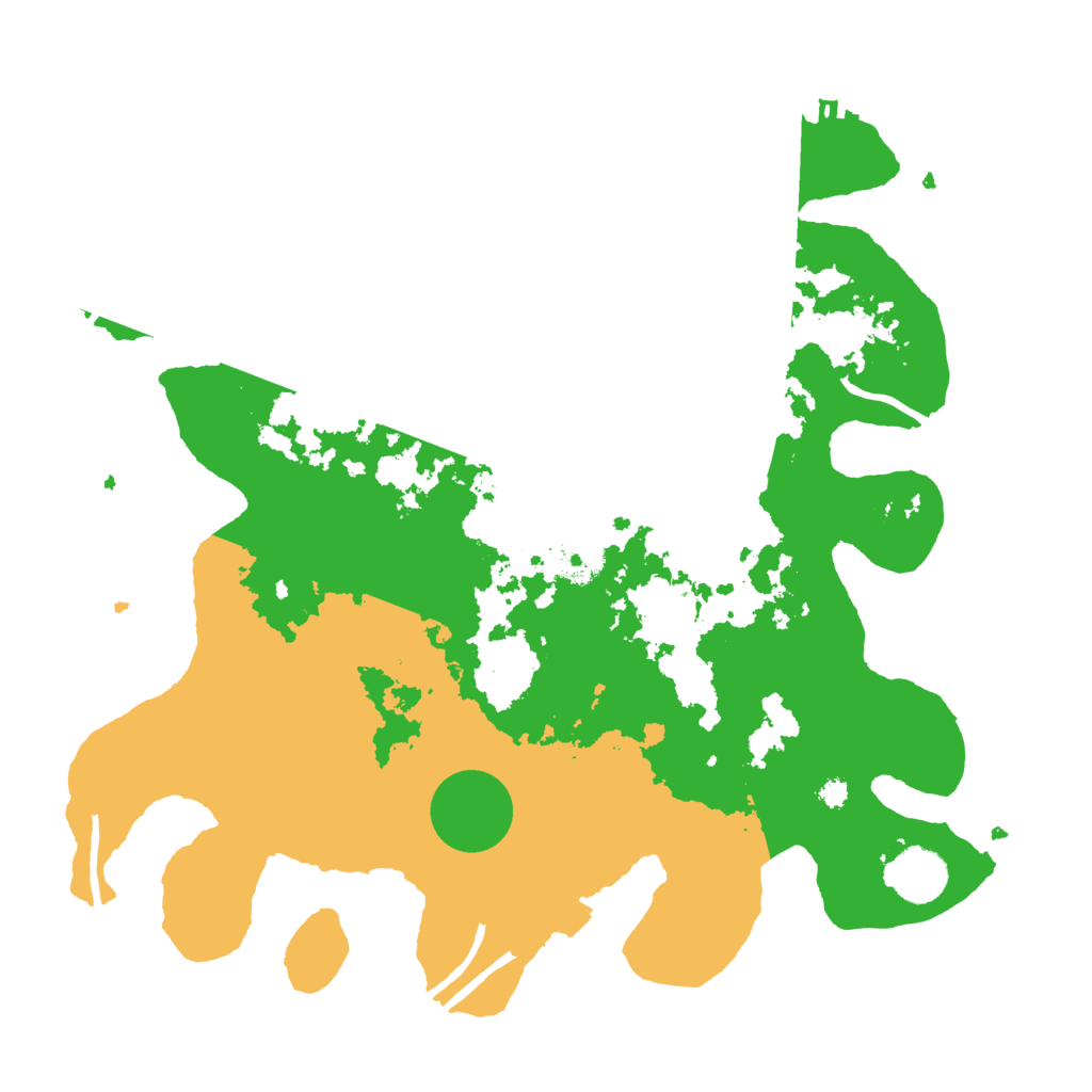 Biome Rust Map: Procedural Map, Size: 3500, Seed: 1768999796