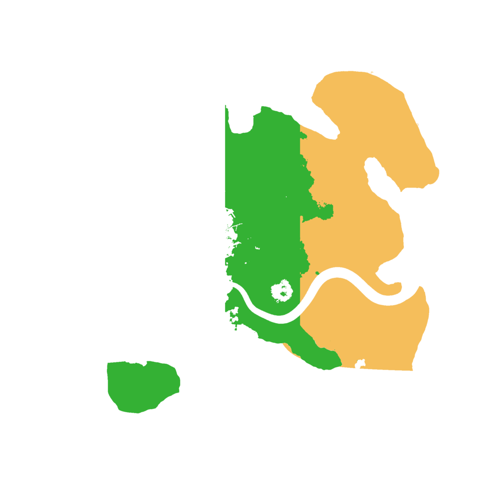 Biome Rust Map: Procedural Map, Size: 2400, Seed: 1783123464