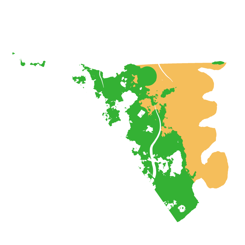 Biome Rust Map: Procedural Map, Size: 3500, Seed: 1889406307