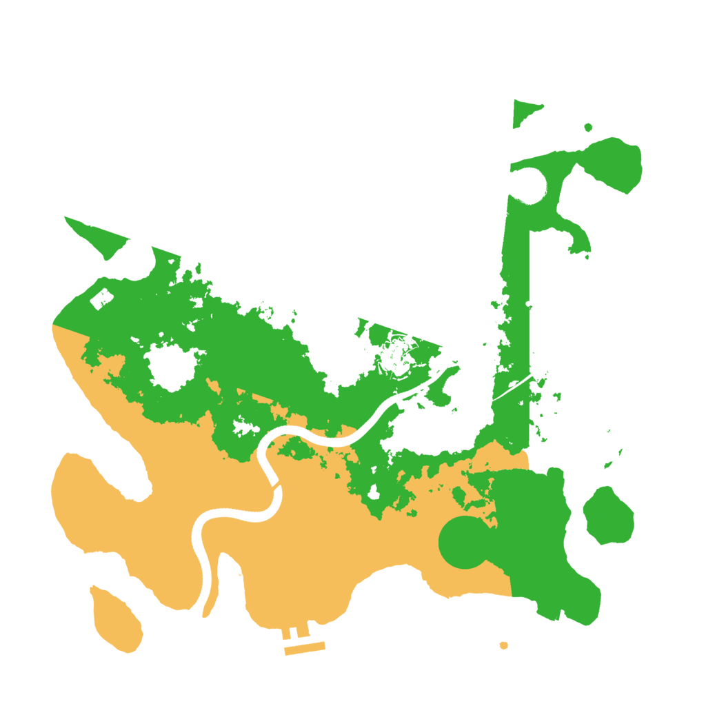 Biome Rust Map: Procedural Map, Size: 3500, Seed: 28530638
