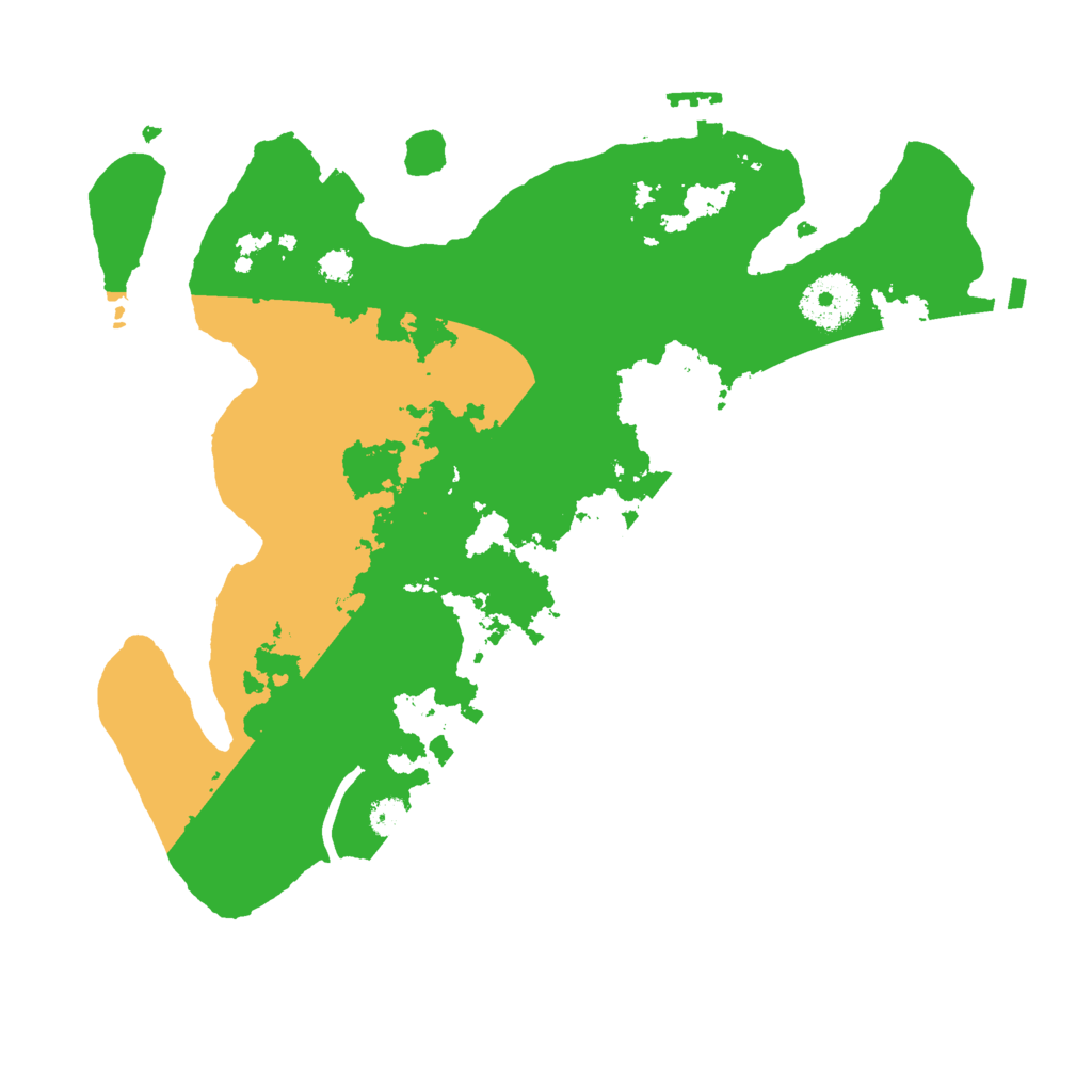 Biome Rust Map: Procedural Map, Size: 3000, Seed: 1127002295