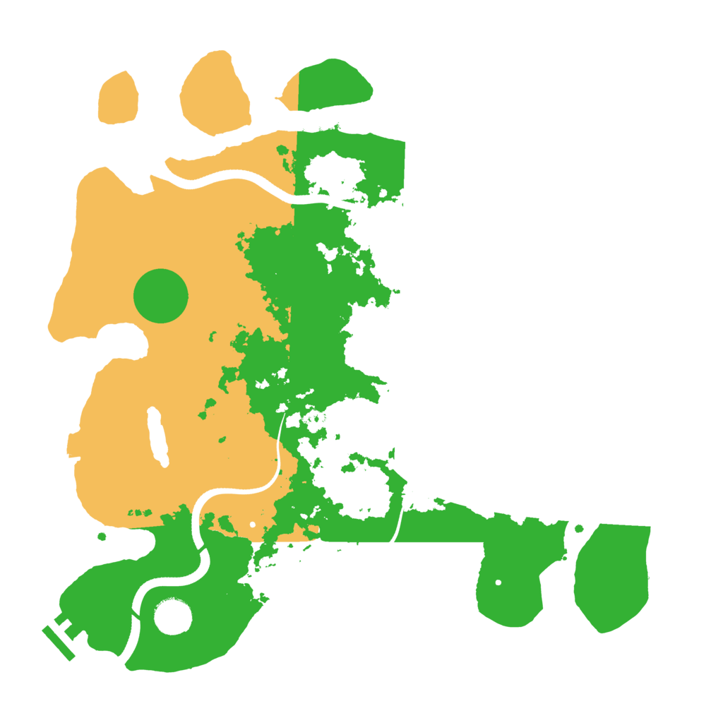 Biome Rust Map: Procedural Map, Size: 3500, Seed: 1908022616