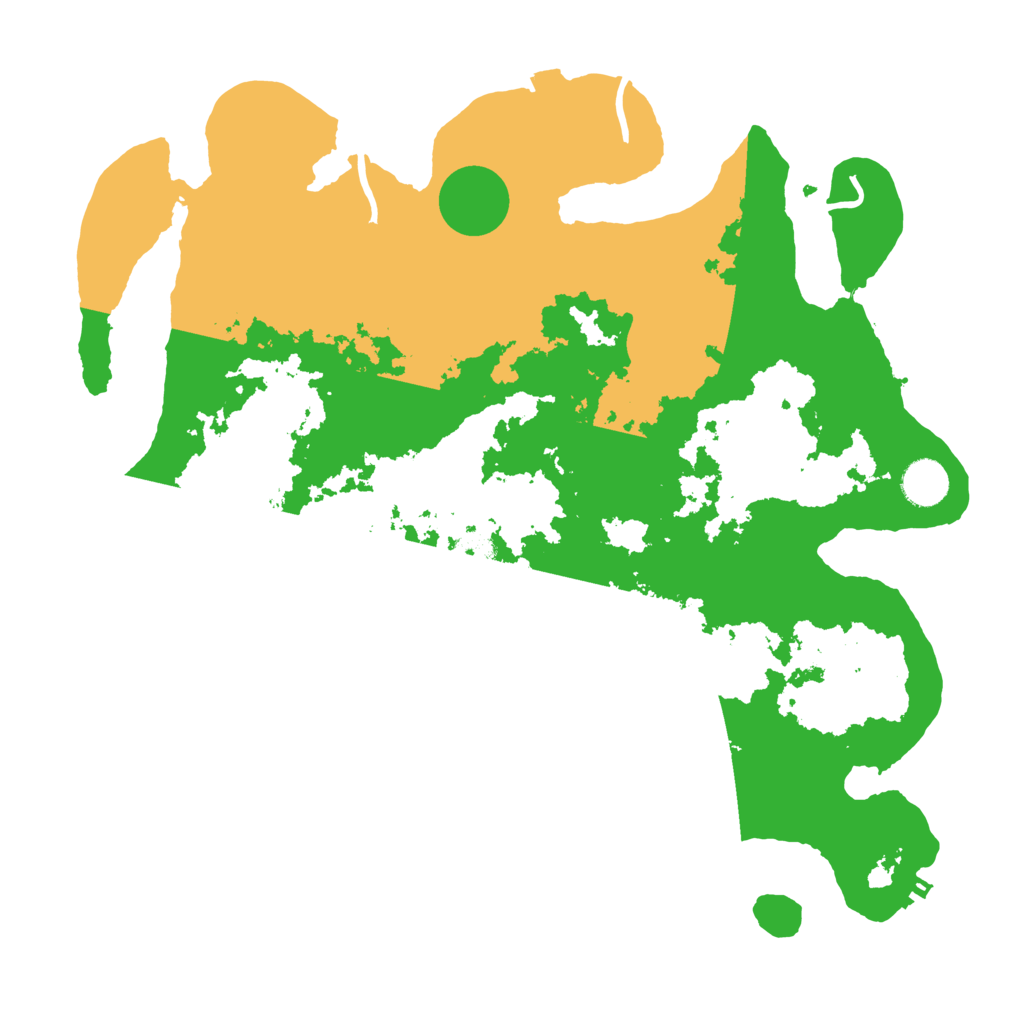 Biome Rust Map: Procedural Map, Size: 3850, Seed: 74002684
