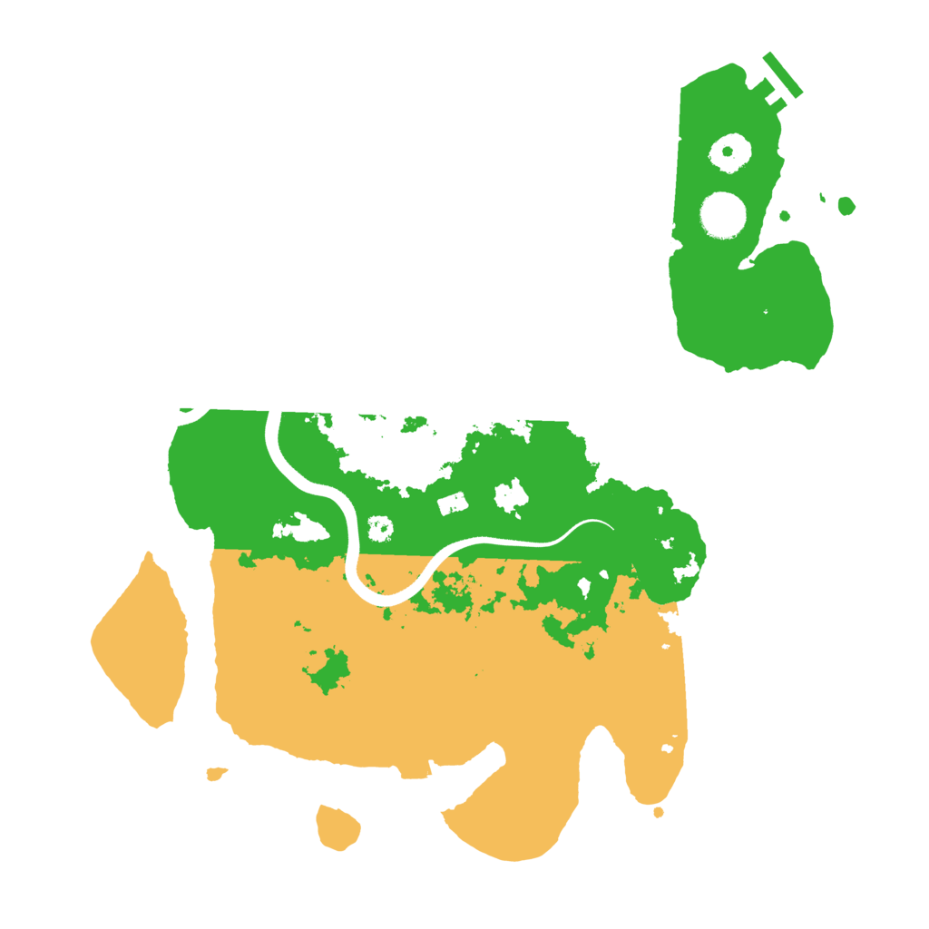 Biome Rust Map: Procedural Map, Size: 3550, Seed: 24479474