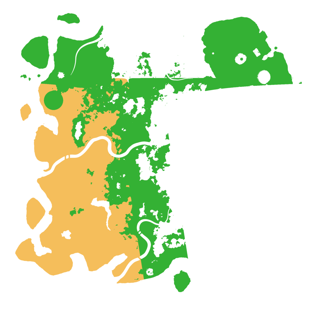 Biome Rust Map: Procedural Map, Size: 4300, Seed: 36360549