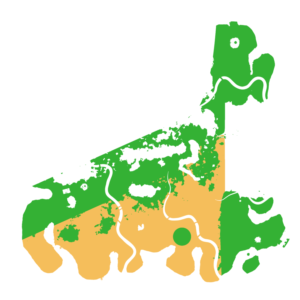 Biome Rust Map: Procedural Map, Size: 4400, Seed: 38164765