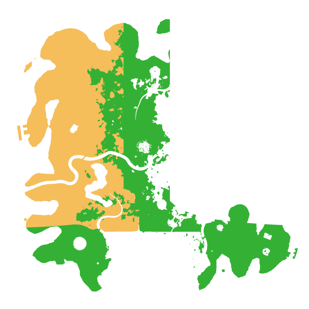 Biome Rust Map: Procedural Map, Size: 4200, Seed: 20231025