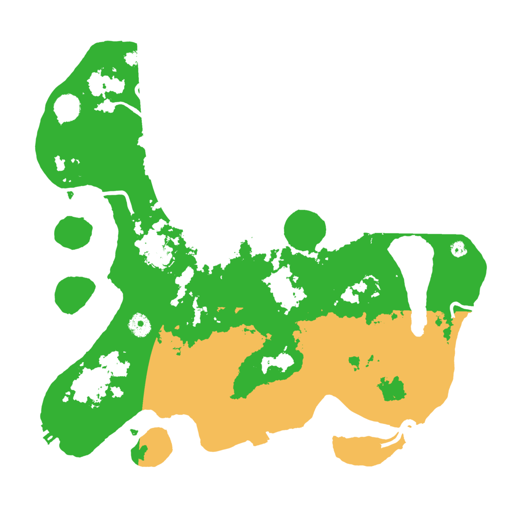 Biome Rust Map: Procedural Map, Size: 3450, Seed: 96299508