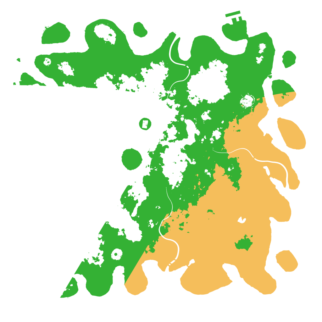 Biome Rust Map: Procedural Map, Size: 4300, Seed: 16346101