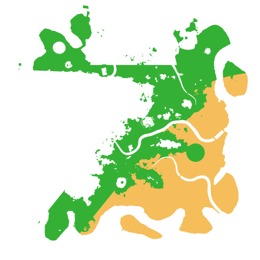 Biome Rust Map: Procedural Map, Size: 3750, Seed: 76400639