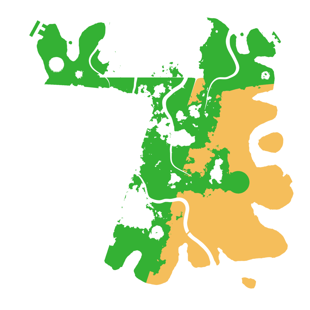 Biome Rust Map: Procedural Map, Size: 3650, Seed: 72709747