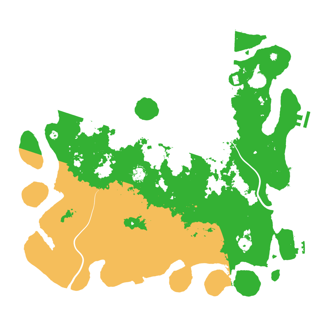 Biome Rust Map: Procedural Map, Size: 3900, Seed: 31461059