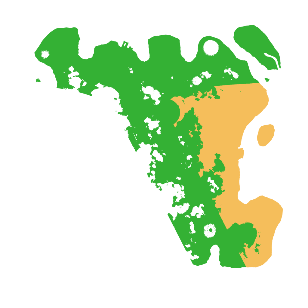 Biome Rust Map: Procedural Map, Size: 3550, Seed: 47881513