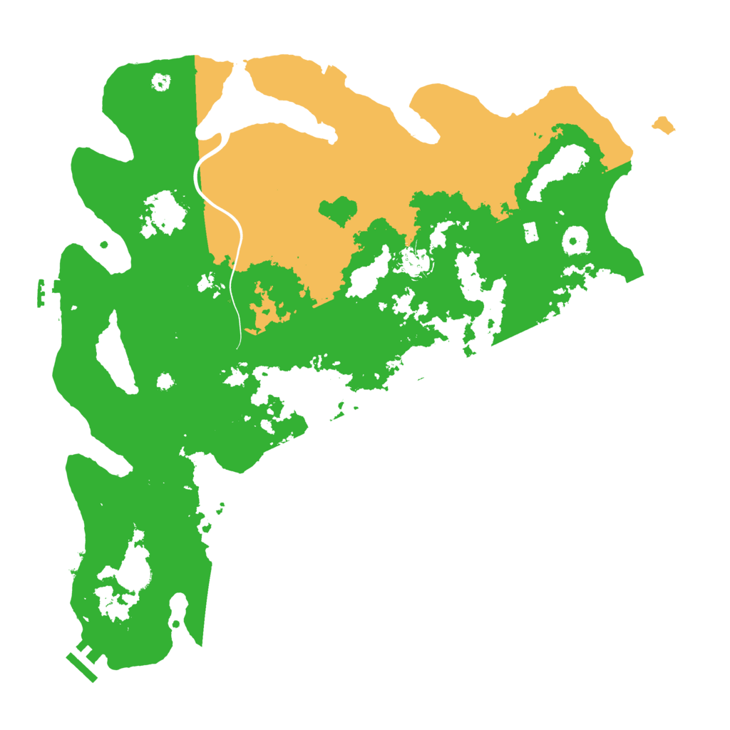Biome Rust Map: Procedural Map, Size: 3950, Seed: 95356802