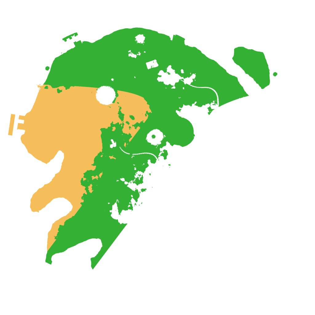 Biome Rust Map: Procedural Map, Size: 3000, Seed: 53151