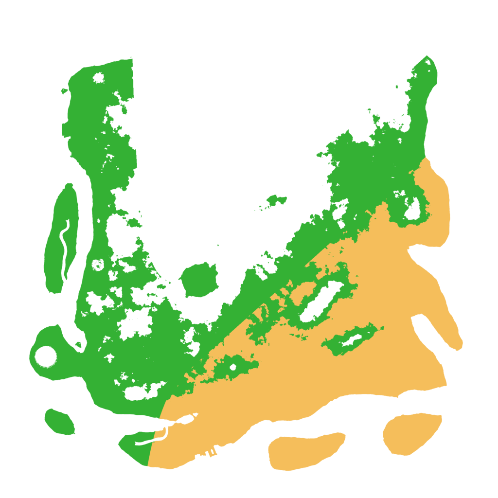 Biome Rust Map: Procedural Map, Size: 4100, Seed: 50023052