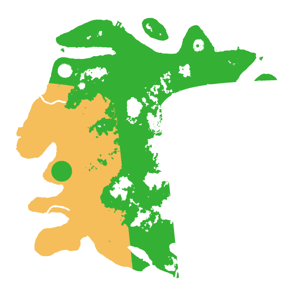 Biome Rust Map: Procedural Map, Size: 3850, Seed: 99006601