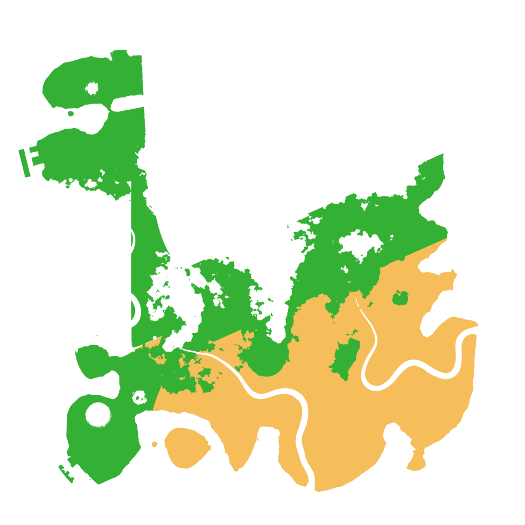 Biome Rust Map: Procedural Map, Size: 3750, Seed: 98468332