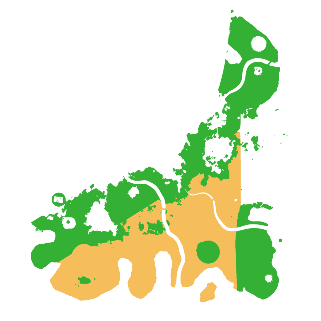 Biome Rust Map: Procedural Map, Size: 3700, Seed: 1763820370
