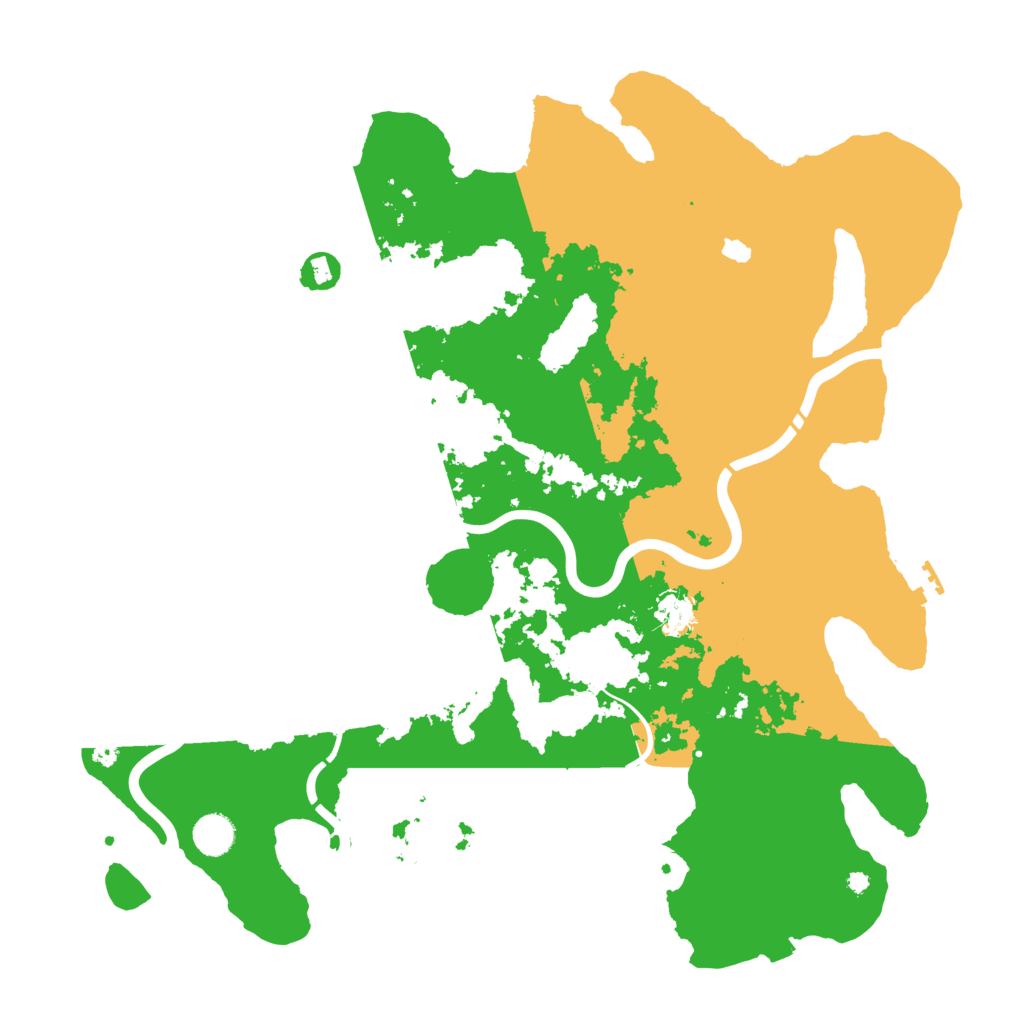 Biome Rust Map: Procedural Map, Size: 4300, Seed: 8925363