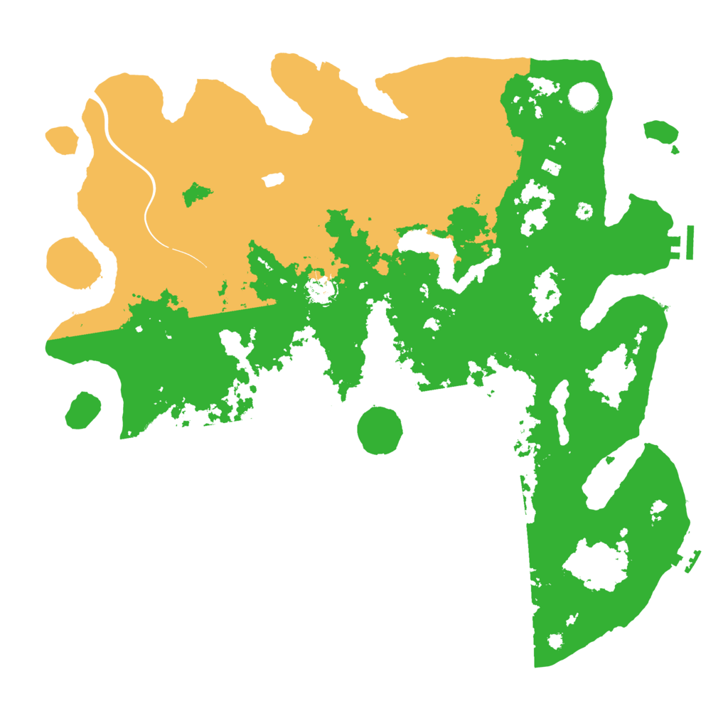 Biome Rust Map: Procedural Map, Size: 4300, Seed: 41295931