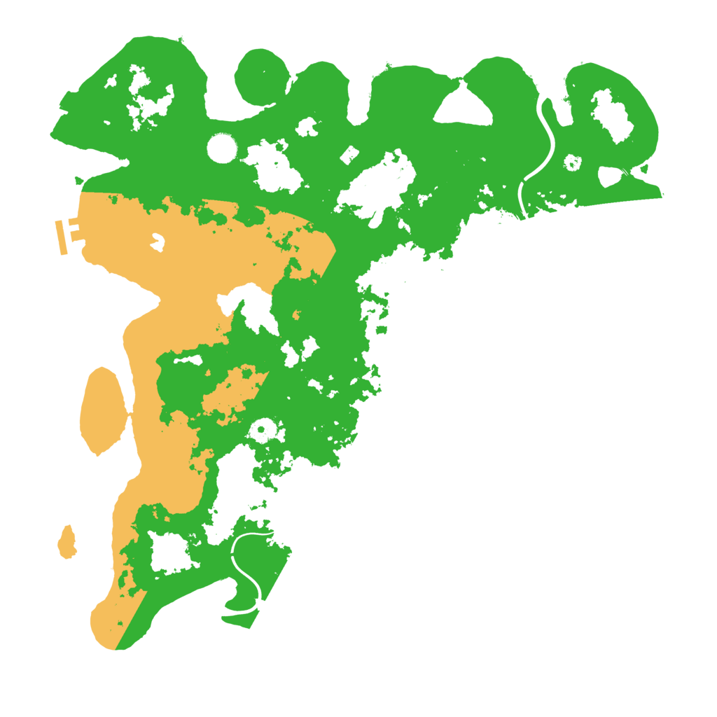 Biome Rust Map: Procedural Map, Size: 4200, Seed: 1751300747