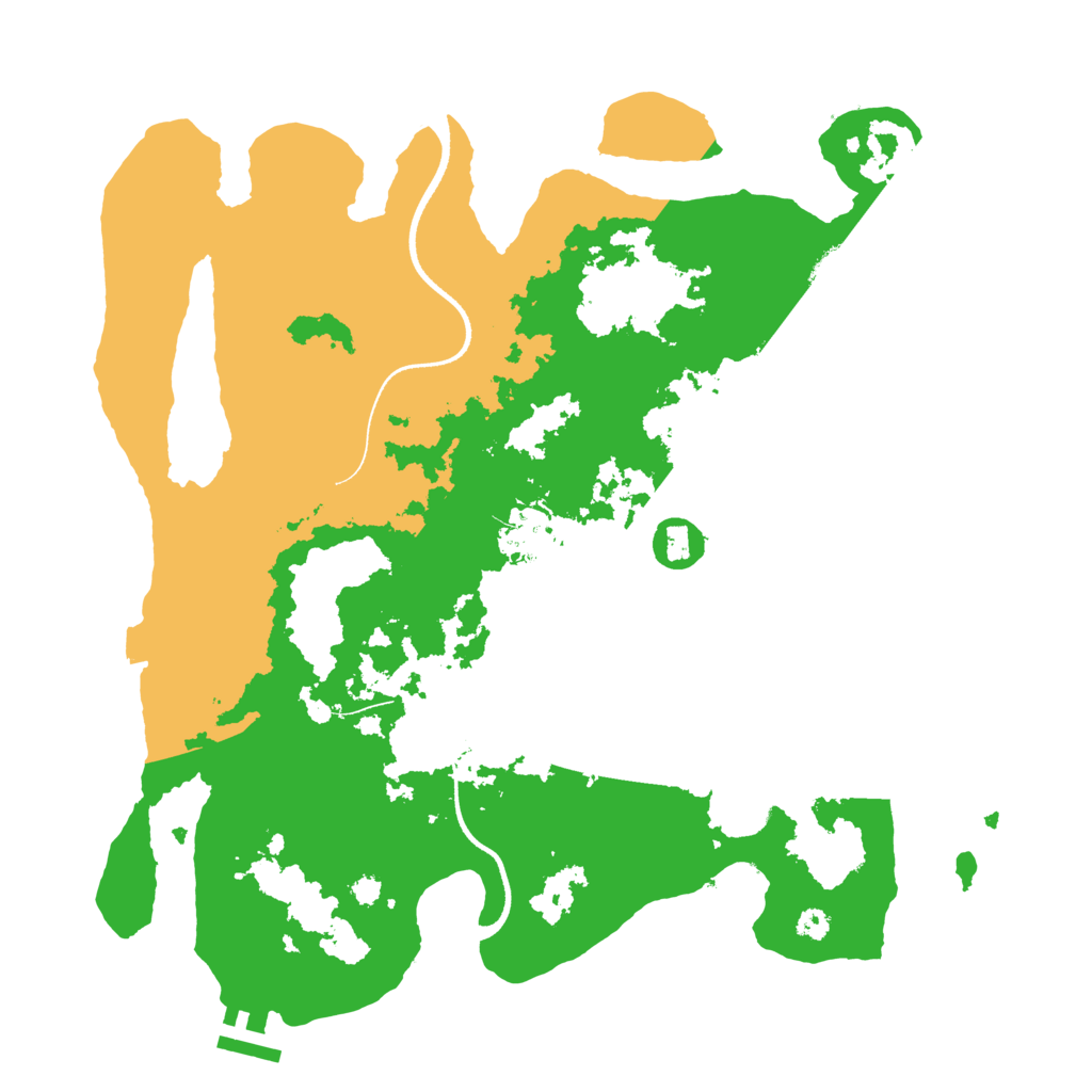 Biome Rust Map: Procedural Map, Size: 3450, Seed: 95741535