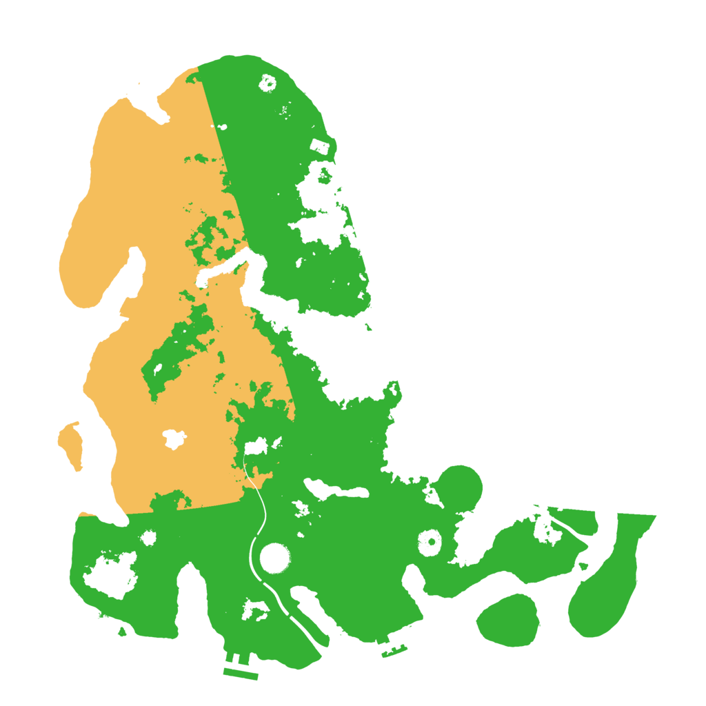 Biome Rust Map: Procedural Map, Size: 4100, Seed: 52227108