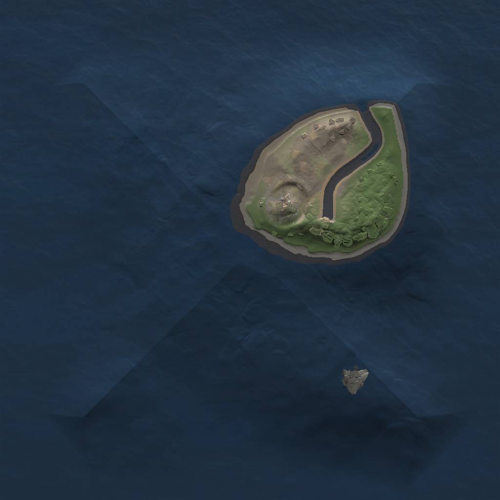 Rust Map: Procedural Map, Size: 1000, Seed: 1106656520, 3 Monuments